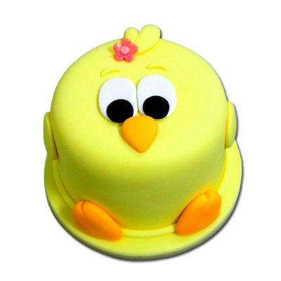 "Duck Theme Fondant Cake (3 kg) - code01 - Click here to View more details about this Product
